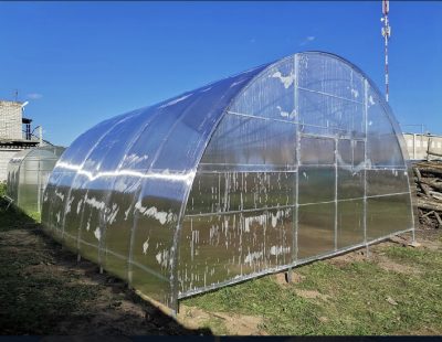 Sera din policarbonat cu structura metalica Conformprom 8 x 6 m